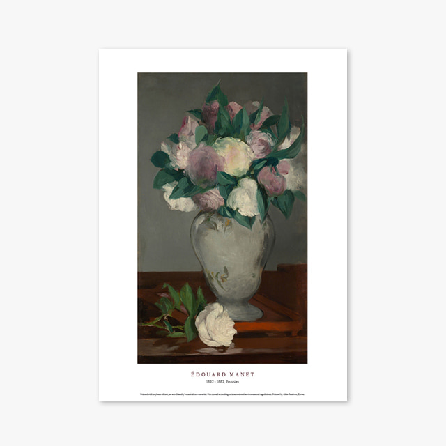 타임세일40%) [A3] 명화 포스터 023 Edouard Manet Peonies 에두아르 마네