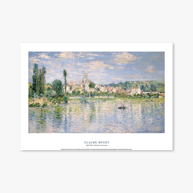 타임세일40%) [A3] 명화 포스터 033 Claude Monet Vetheuil in Summer 클로드 모네