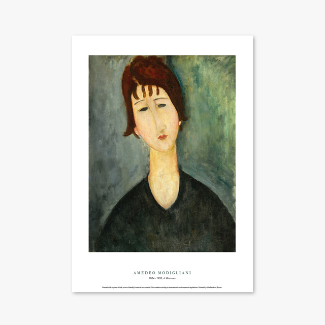 타임세일40%) [A3] 명화 포스터 023 Amedeo Modigliani A Woman 아메데오 모딜리아니