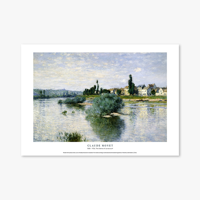 타임세일40%) [A3] 명화 포스터  075 Claude Monet The Seine at Lavacourt 클로드 모네