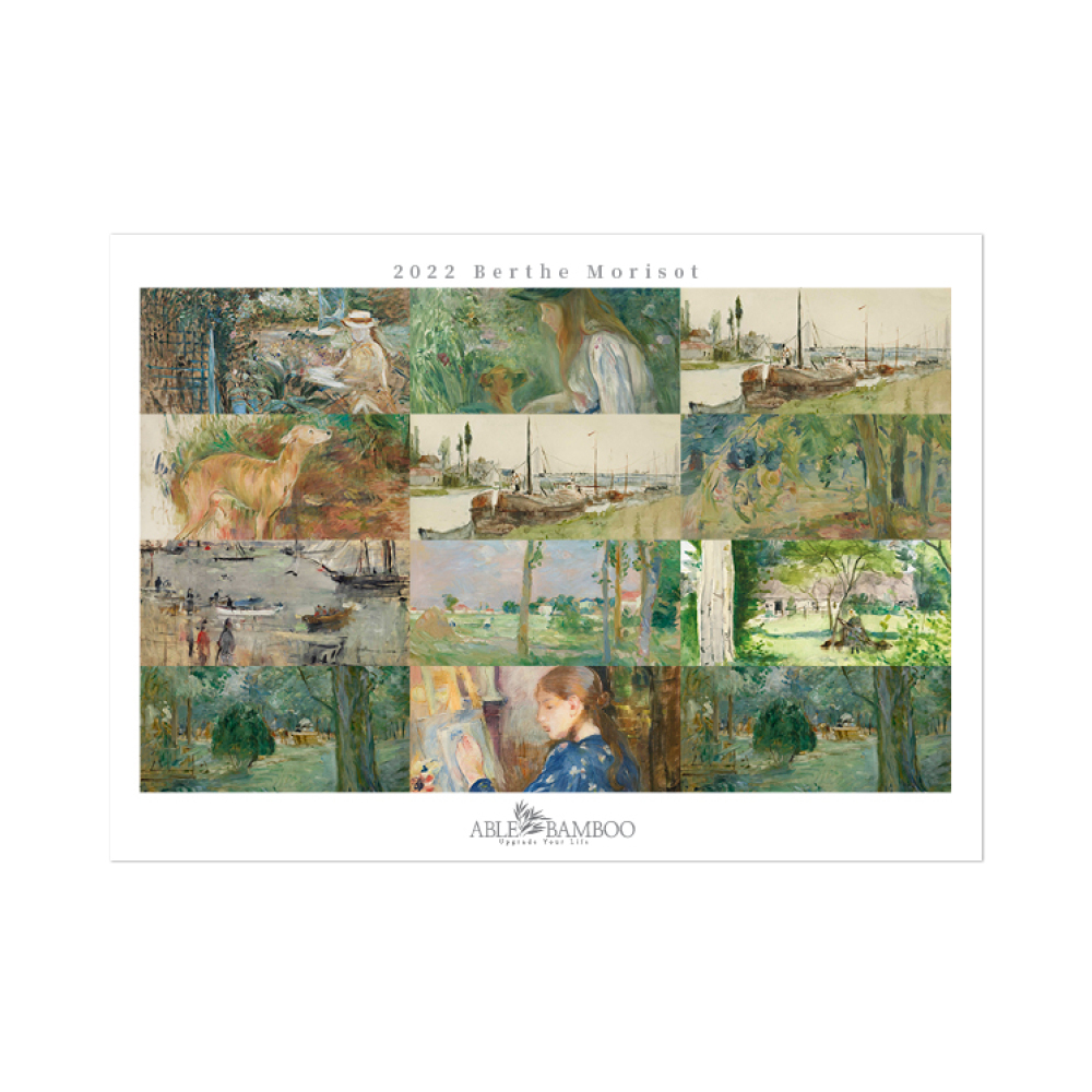 2022 명화 캘린더 달력 Berthe Morisot 베르트 모리조 Type A